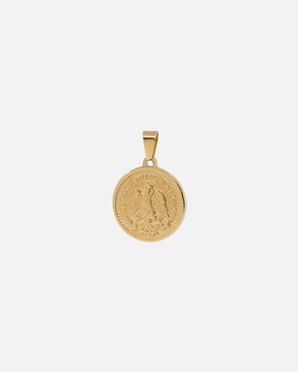 Saint Morta Pesos Pendant Gold
