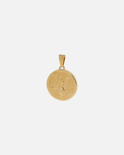 Saint Morta Pesos Pendant Gold