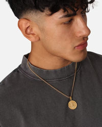 Saint Morta Pesos Pendant Gold