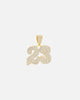 Saint Morta Iced 23 Pendant Iced Gold