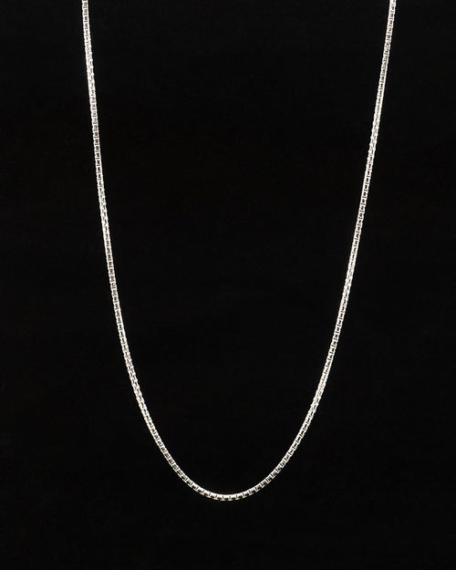 House Of Auric Rounded Box Chain Sterling Silver