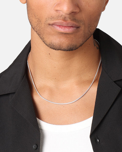 House Of Auric Rounded Box Chain Sterling Silver
