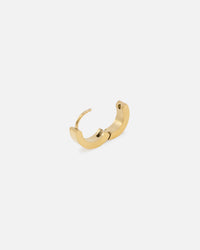 Saint Morta Wide Hoop Earring Gold