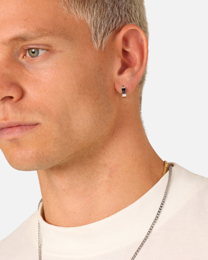 Saint Morta Wide Hoop Earring Stainless Steel