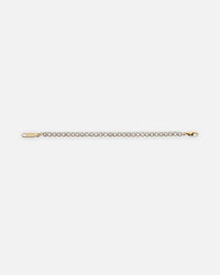 Saint Morta Round Cut Tennis Bracelet Iced Gold