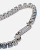 Saint Morta Round Cut Tennis Bracelet Iced White Gold