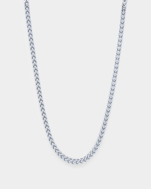 Saint Morta 2.5mm Franco Chain White Gold
