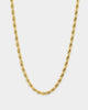 Saint Morta 4mm Rope Chain Gold