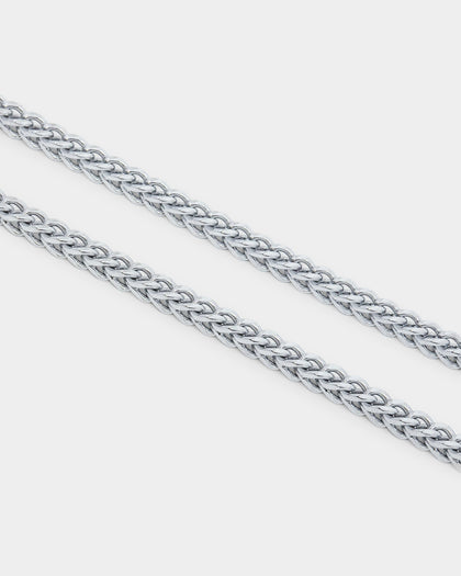 Saint Morta 4mm Franco Chain White Gold