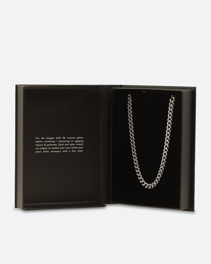 Saint Morta 7mm Cuban Chain White Gold