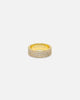 Saint Morta Round Cut Iced Band Ring Iced Gold
