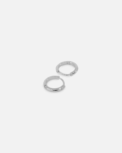 Saint Morta Classic Hoop Earring Silver