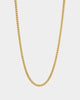 Saint Morta 3mm Micro Cuban Chain Gold