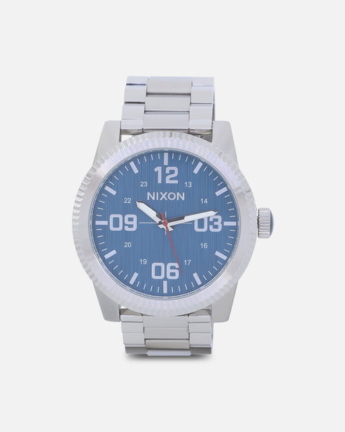 Nixon Corporal Stainless Steel Watch Silver/Indigo