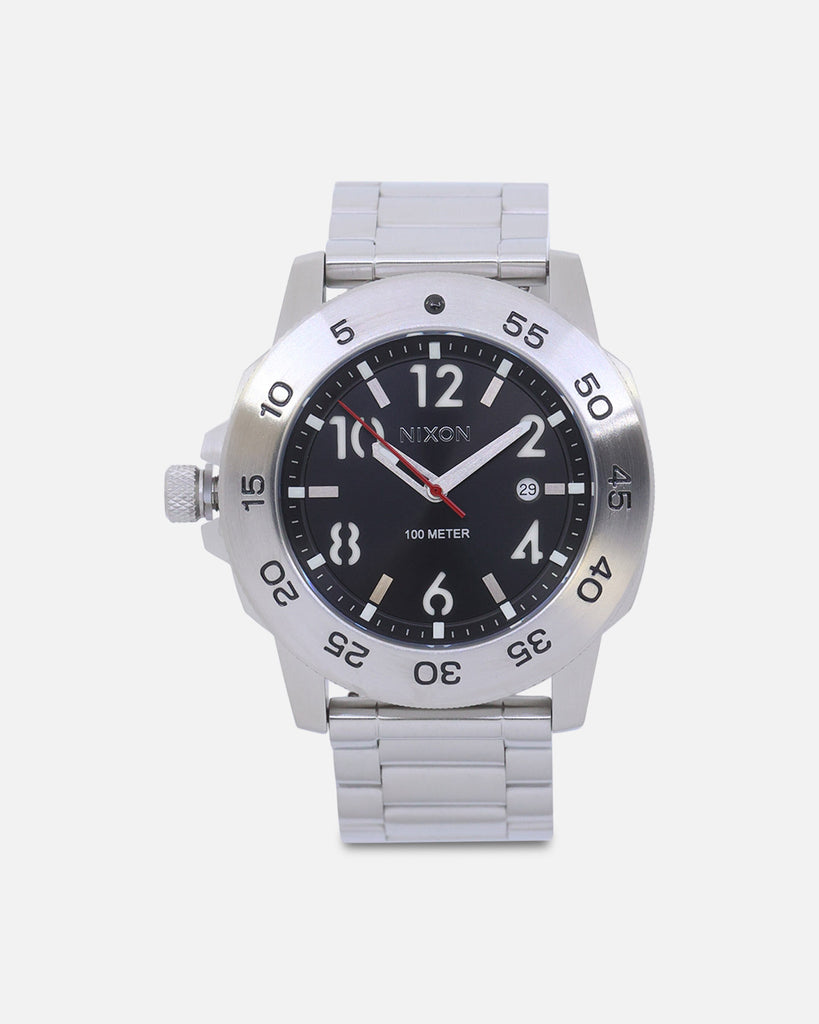 Nixon Smyth 44 Watch Silver/Black Culture Kings NZ