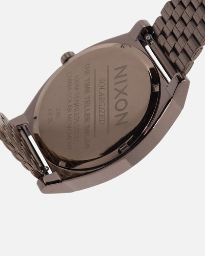 Nixon Time Teller Solar Watch Chocolate/Cappuccino