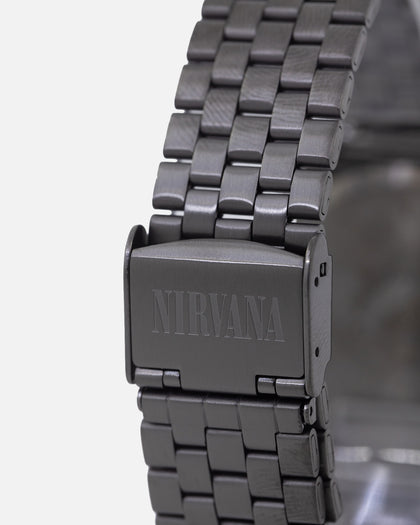 Nixon X Nirvana Time Teller Watch Black Nirvana