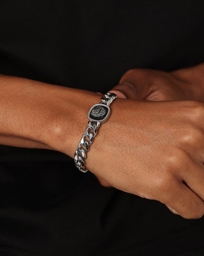 Guess Mainline Lion King Bracelet Silver