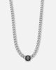 Guess Mainline Lion King Necklace 21" Silver