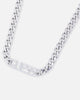 Guess Mainline Vegas 21" Guess Logo 7mm Necklace Silver