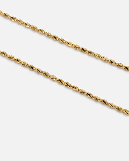 Saint Morta Chilli Rope Necklace Gold/Red