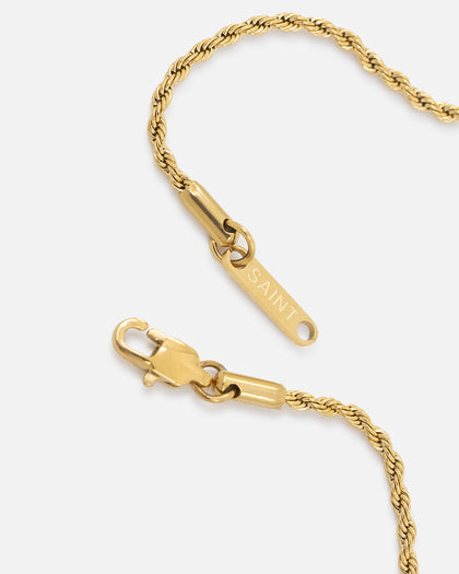 Saint Morta Chilli Rope Necklace Gold/Red