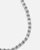 Saint Morta Landscape Baguette Chain Iced White Gold