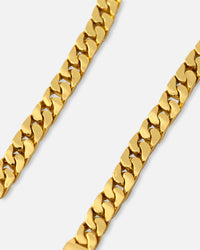 Saint Morta Flat Faced Curb Bracelet Gold