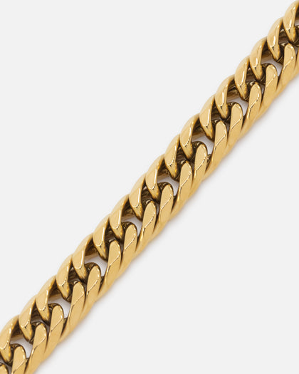 Saint Morta 12mm Double Link Bracelet Gold