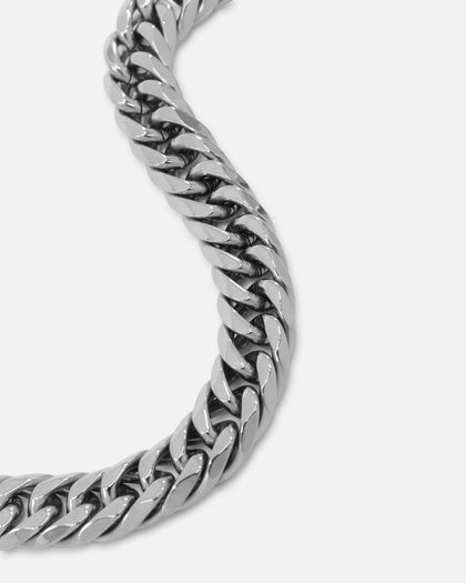 Saint Morta 12mm Double Link Bracelet White Gold