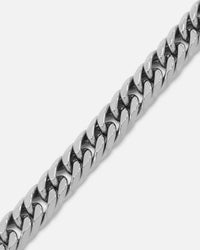 Saint Morta 12mm Double Link Bracelet White Gold