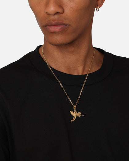 Saint Morta Jilted Cupid Pendant Gold