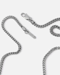 Saint Morta Dagger Franco Necklace White Gold