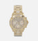 Guess Mainline Women's Majesty Crystal '40th Anniversary' Watch Gold