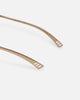 Le Specs Bodyguard Sunglasses Gold