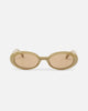 Le Specs Work It Sunglasses Taupe