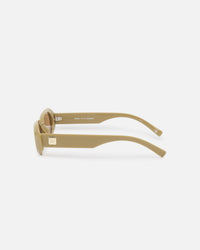 Le Specs Work It Sunglasses Taupe
