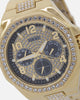 Guess Mainline Empire Crystal Bracelet Watch Gold
