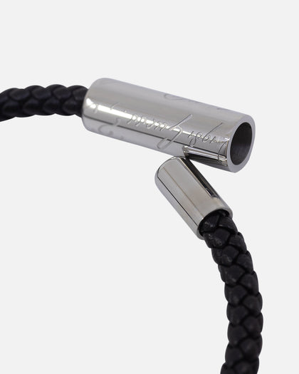 Guess Mainline 6mm Script Leather Bracelet Multi