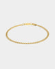 Saint Morta 3mm Cuban Bracelet Gold