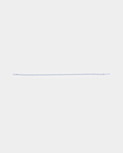 Saint Morta 3mm Cuban Bracelet White Gold