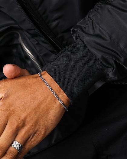 Saint Morta 3mm Cuban Bracelet White Gold