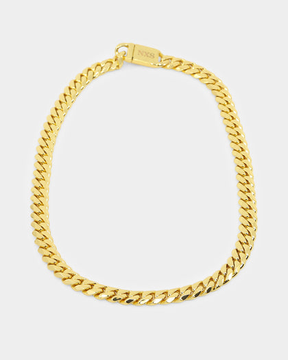 Saint Morta 10mm Cuban Chain Gold