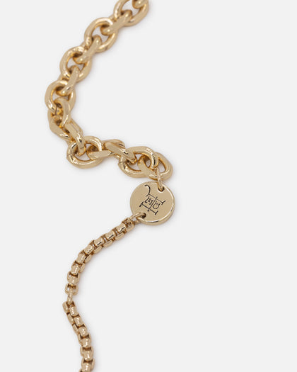 Ed Hardy Dragon Choker Chain Necklace Gold