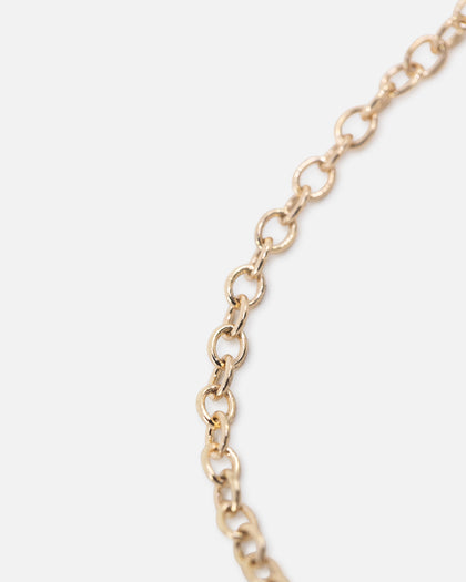 Ed Hardy Heart & Dagger Bracelet Gold