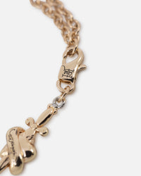 Ed Hardy Heart & Dagger Bracelet Gold