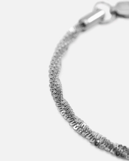 Saint Morta Popcorn Bracelet White Gold