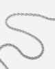 Saint Morta Popcorn Chain White Gold