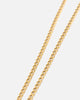 Saint Morta Round Totem Pendant Chain Gold