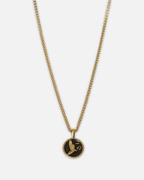 Saint Morta Doves Pendant Chain Gold